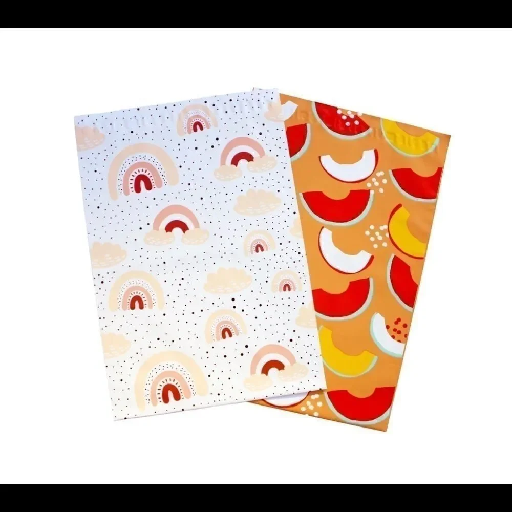 Poly Mailers MIX Squiggles 35pcs 6x9 10x13 12x15.5